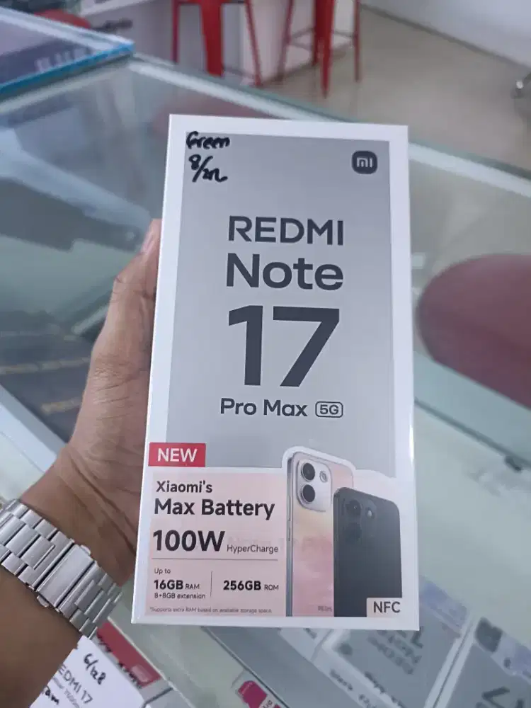 redmi note 17 pro max 8/256 promo