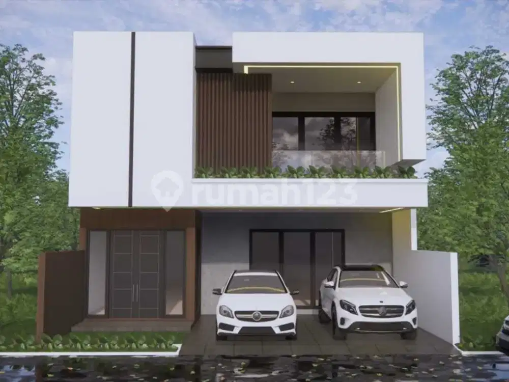 Rumah Modern Minimalis Brand New On Progress Taman Surya 3