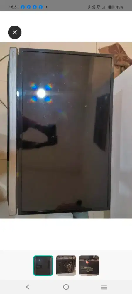 Jual TV 32in Toshiba masih nyala