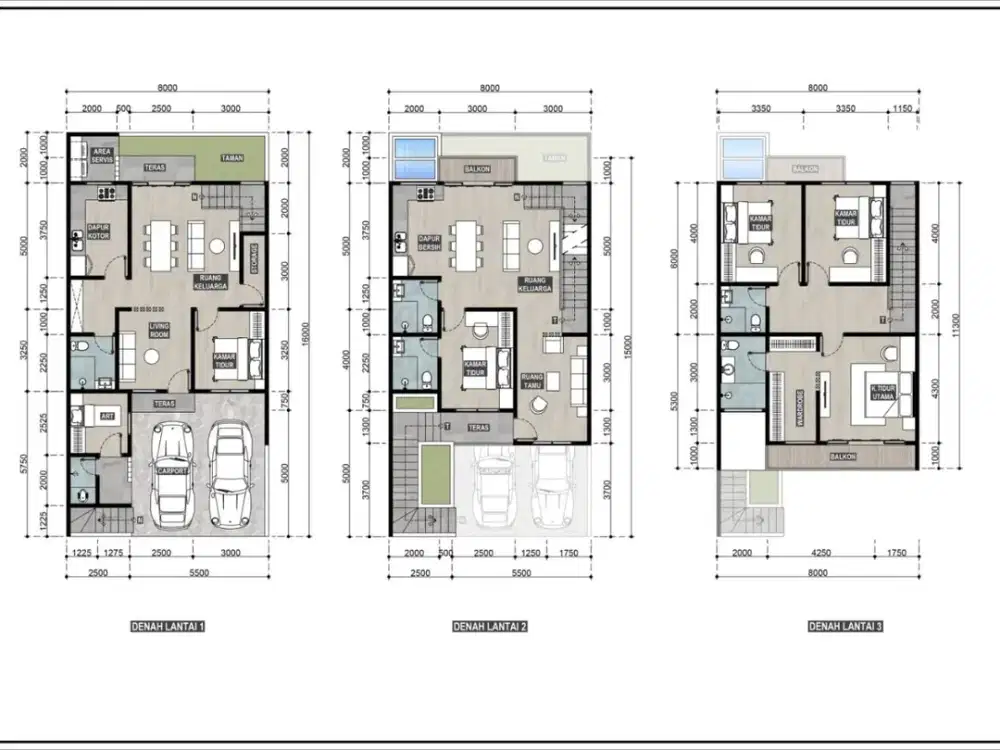 Dijual Rumah Modern Minimalis di Citra Garden 5, Jakarta Barat 8x16