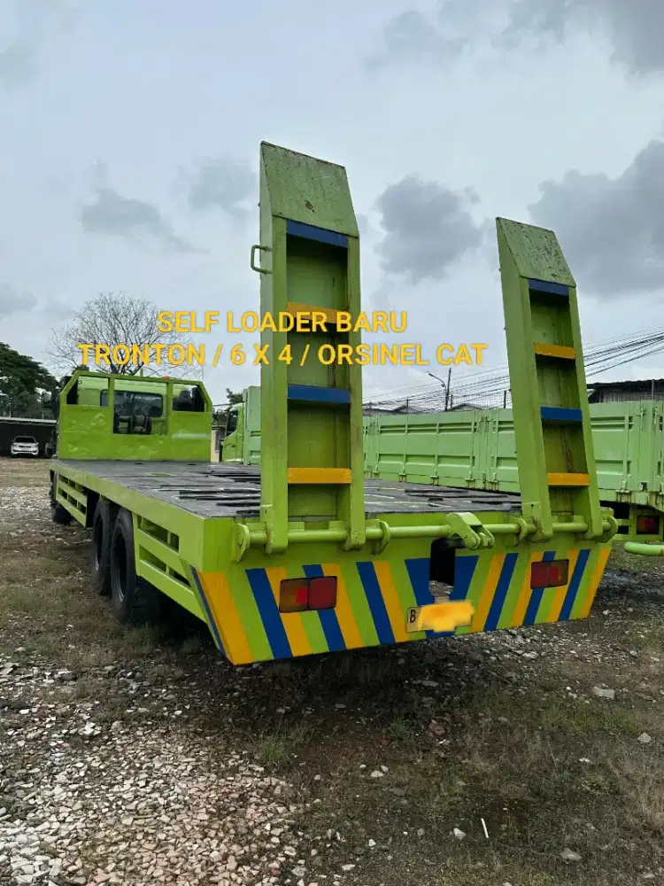 HINO LOHAN FM260JW ASLI LONG SELFLOADER 6X4 TRONTON SIAP JALAN