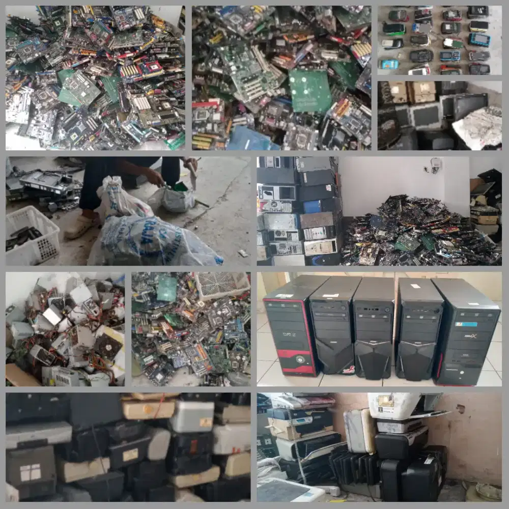 Dibeli rosok perangkat komputer dan laptop