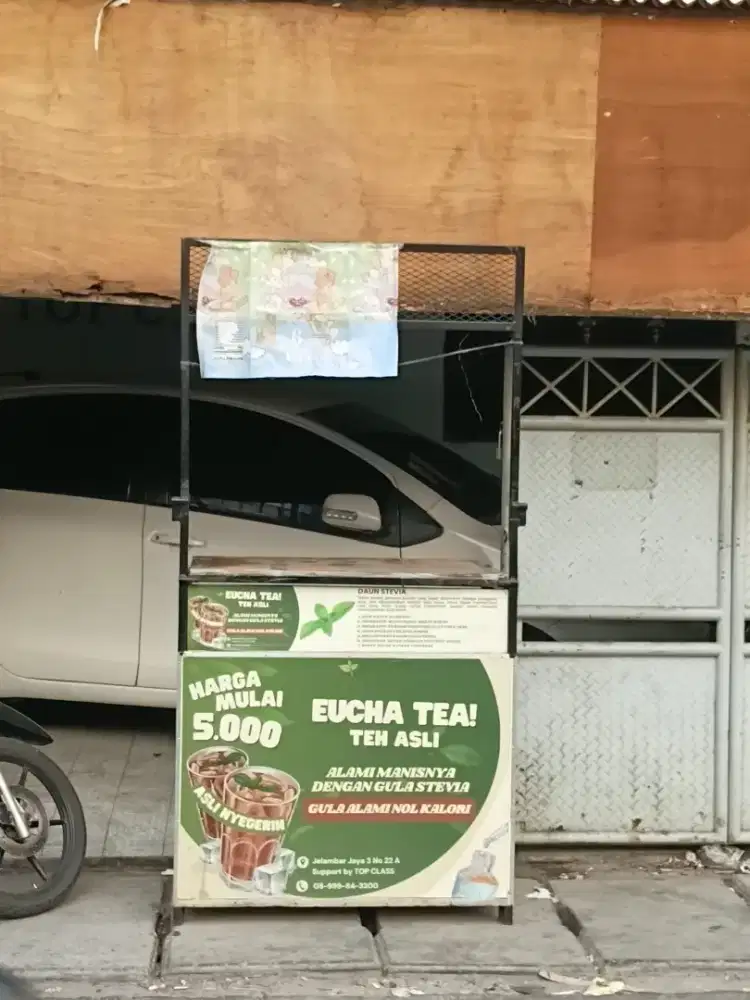 DIJUAL BOOTH BEKAS ES TEH MURMER