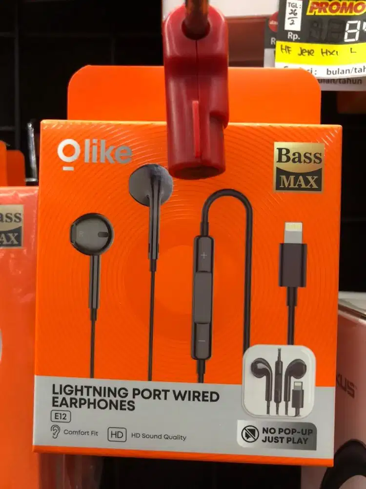 Promo headset olike lightning E12