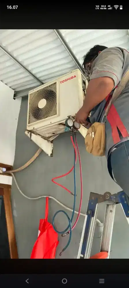 Servis AC kulkas mesin cuci kompa air dll