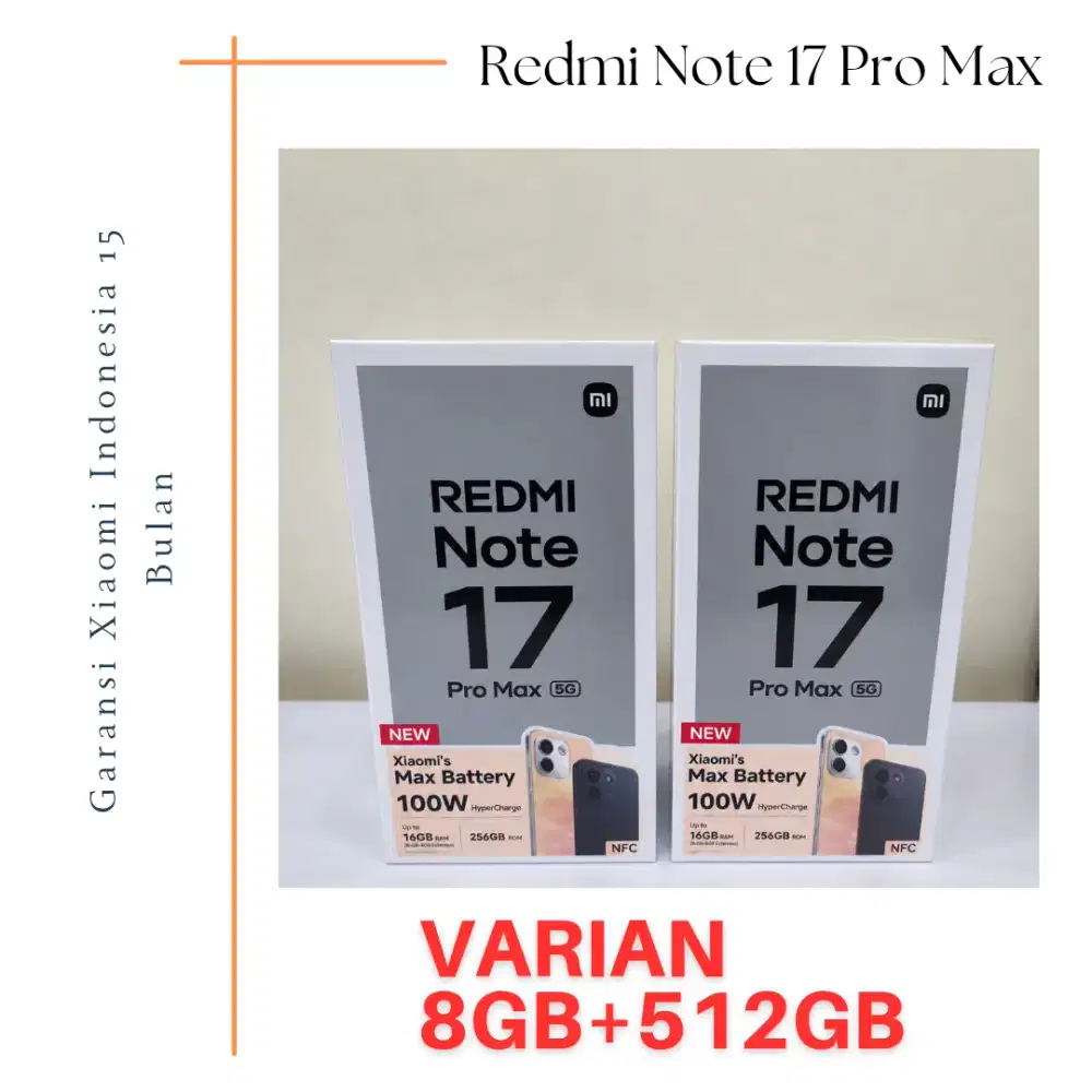 Redmi Note 17 Pro Max Garansi Resmi Indonesia