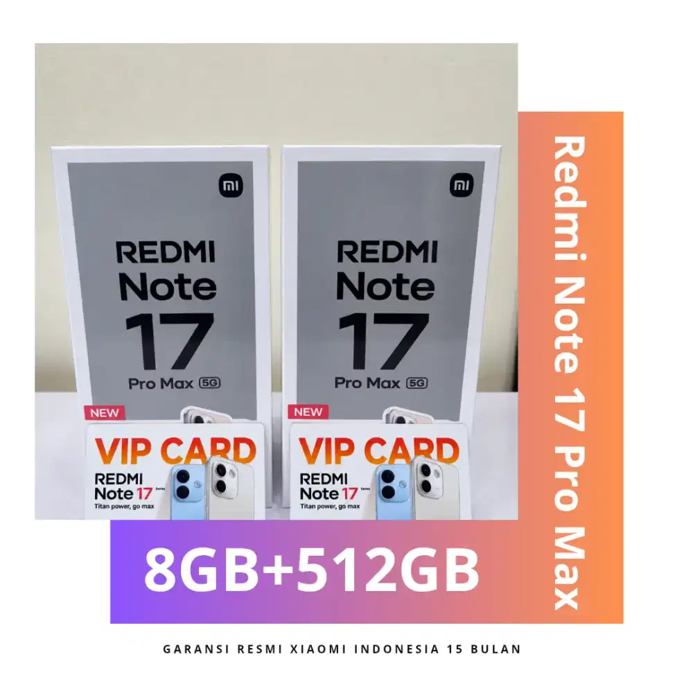 Redmi Note 17 Pro Max Garansi Resmi Indonesia
