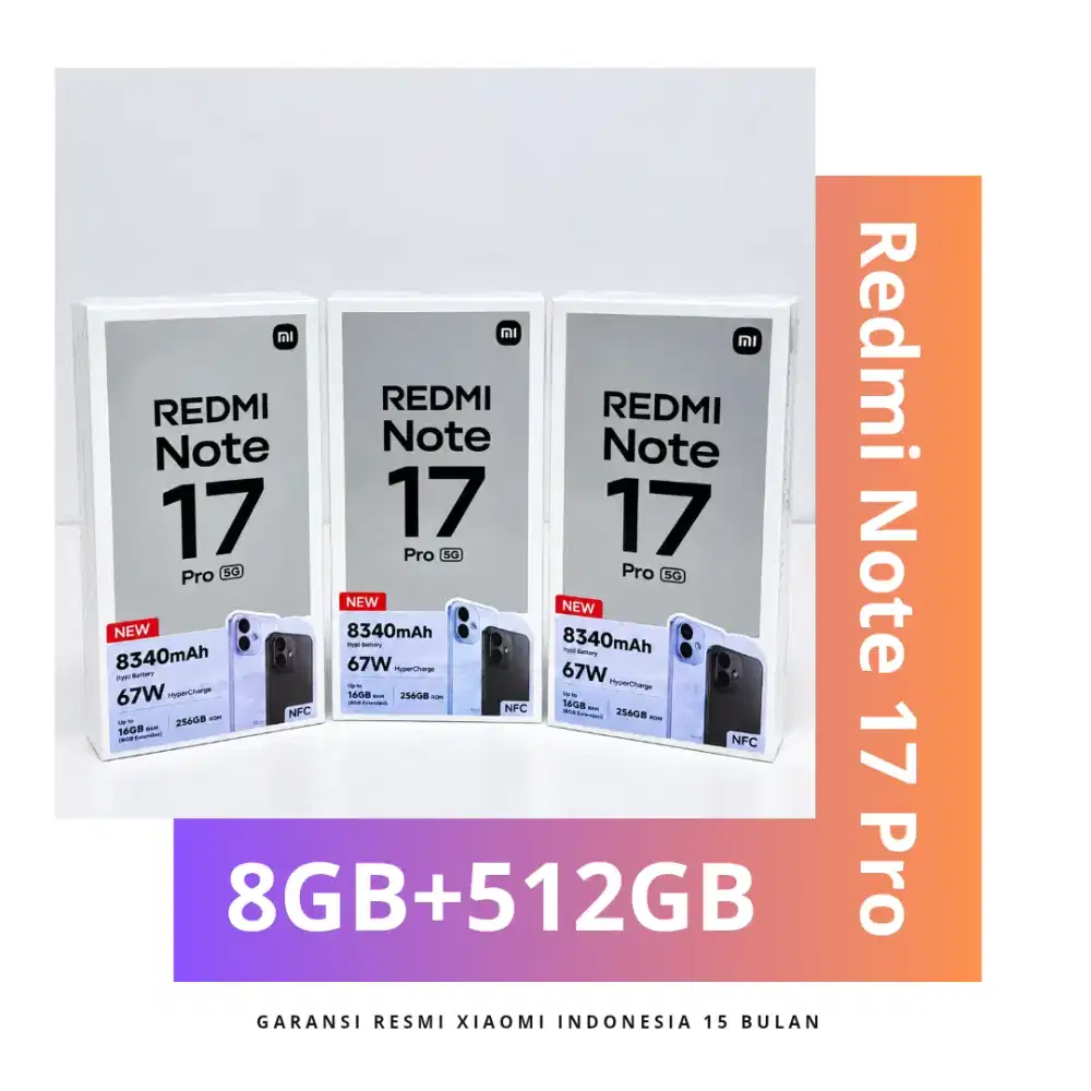 Redmi Note 17 Pro Garansi Resmi Indonesia