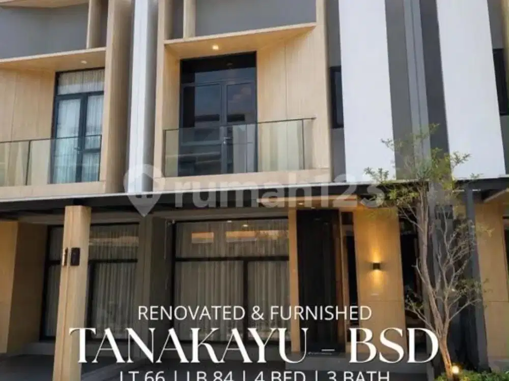 Rumah 2 Lantai Sudah Renovasi di Tanakayu BSD, Tangerang Selatan