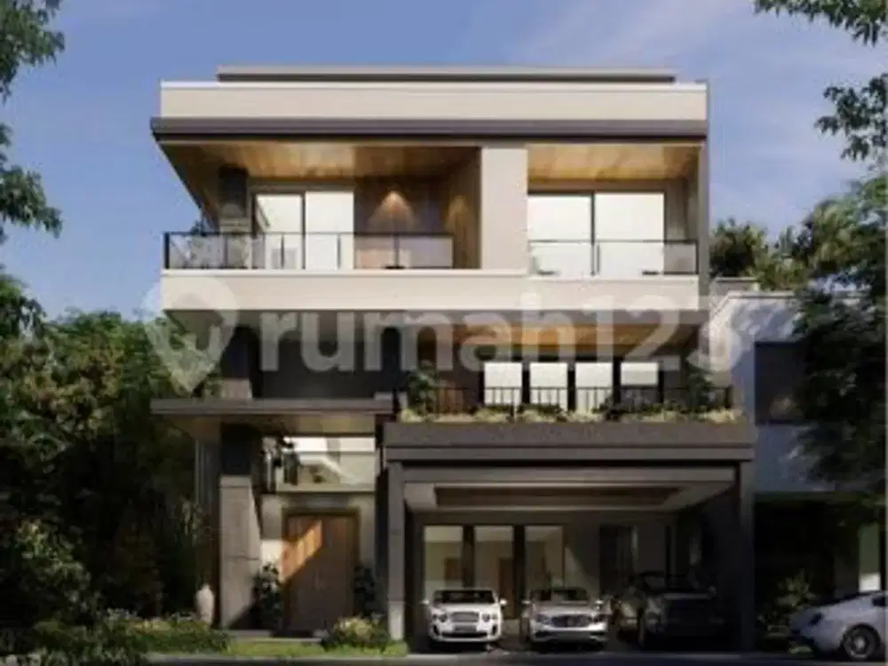 Rumah Hoek 3 Lantai di Greenwich Park BSD, Tangerang Selatan