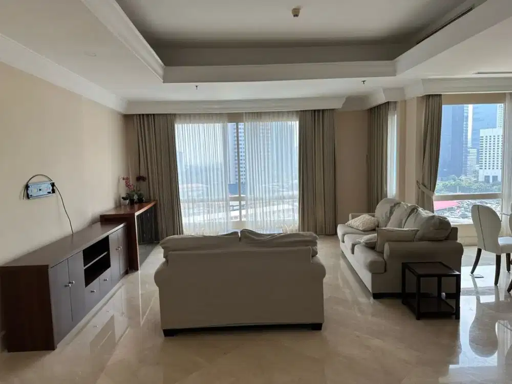Apartemen SCBD Suite, Jakarta Selatan, 2+1 BR, Furnish, Posisi Hook