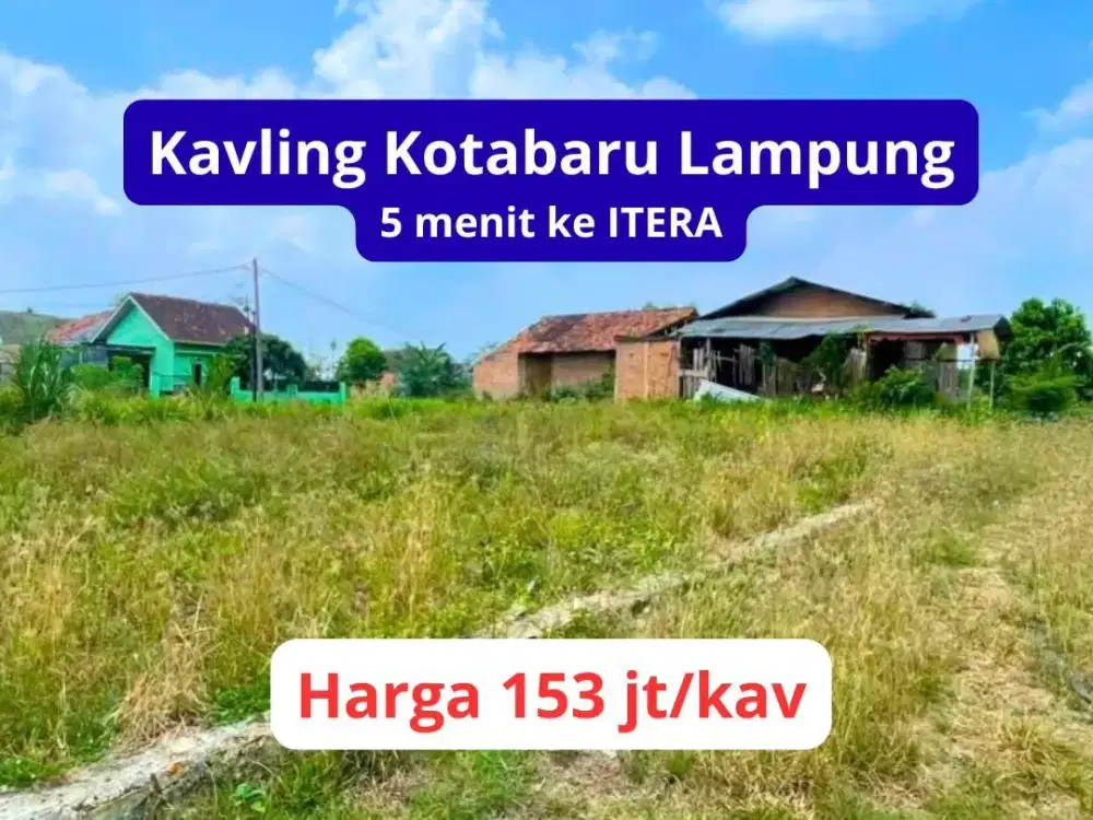 Tanah lampung 5 menit ke ITERA SHM