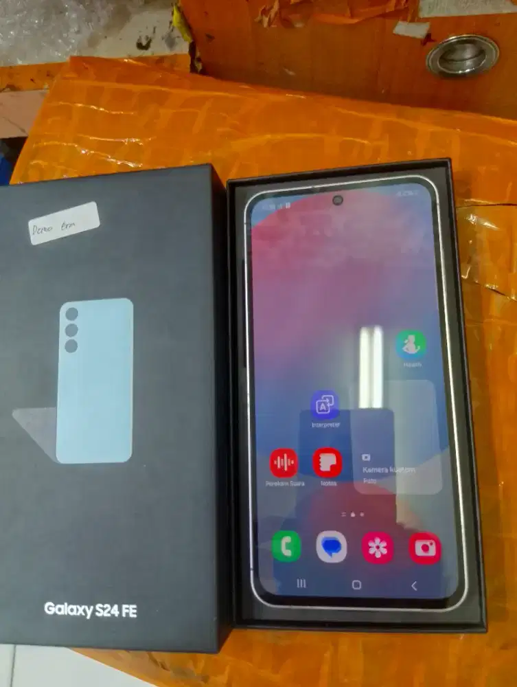 Samsung S24FE 8/128gb resmi Sein mulus full original no minus