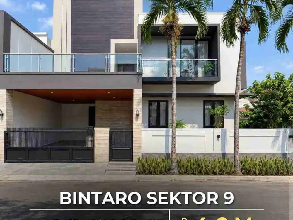 Rumah Bintaro Sektor 9 di Hoek Bagus Banget