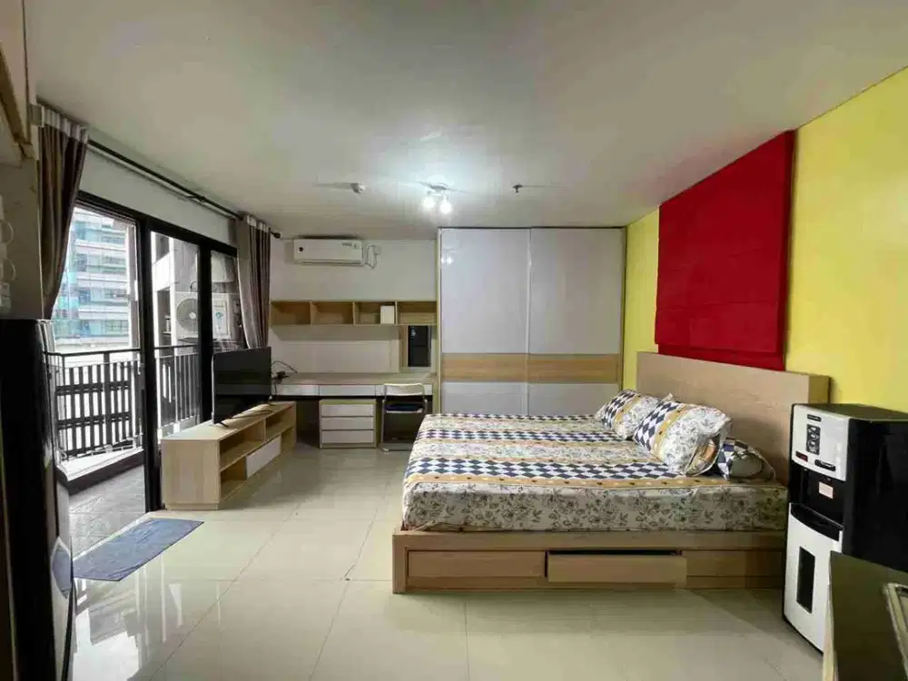 Apartemen Studio Big Size Low Floor Tamansari Semanggi - Minimal 6 Bulan Sewa - Lokasi Strategis Gatot Subroto Karet Semanggi - Jakarta Selatan