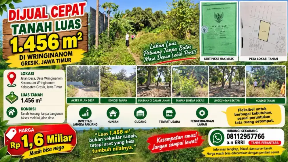 Jual Tanah Strategis