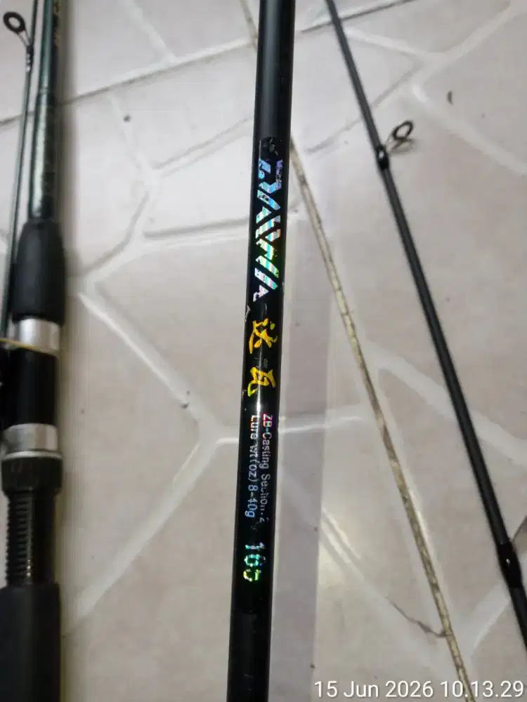 joran baru merk daiwa 165cm