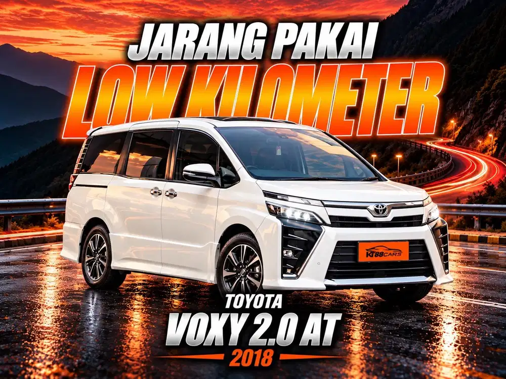 Dp 20Jt Bergaransi TOYOTA VOXY 2.0 AT 2018