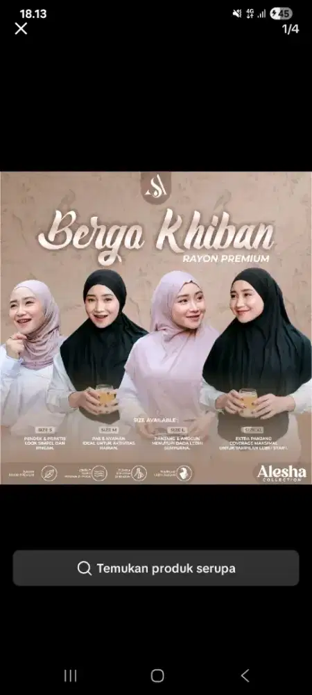 Hijab instan bahan rayon
