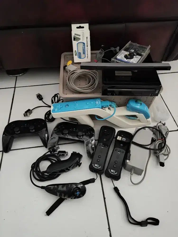 Nintendo WII Fullset HDD 1000gb