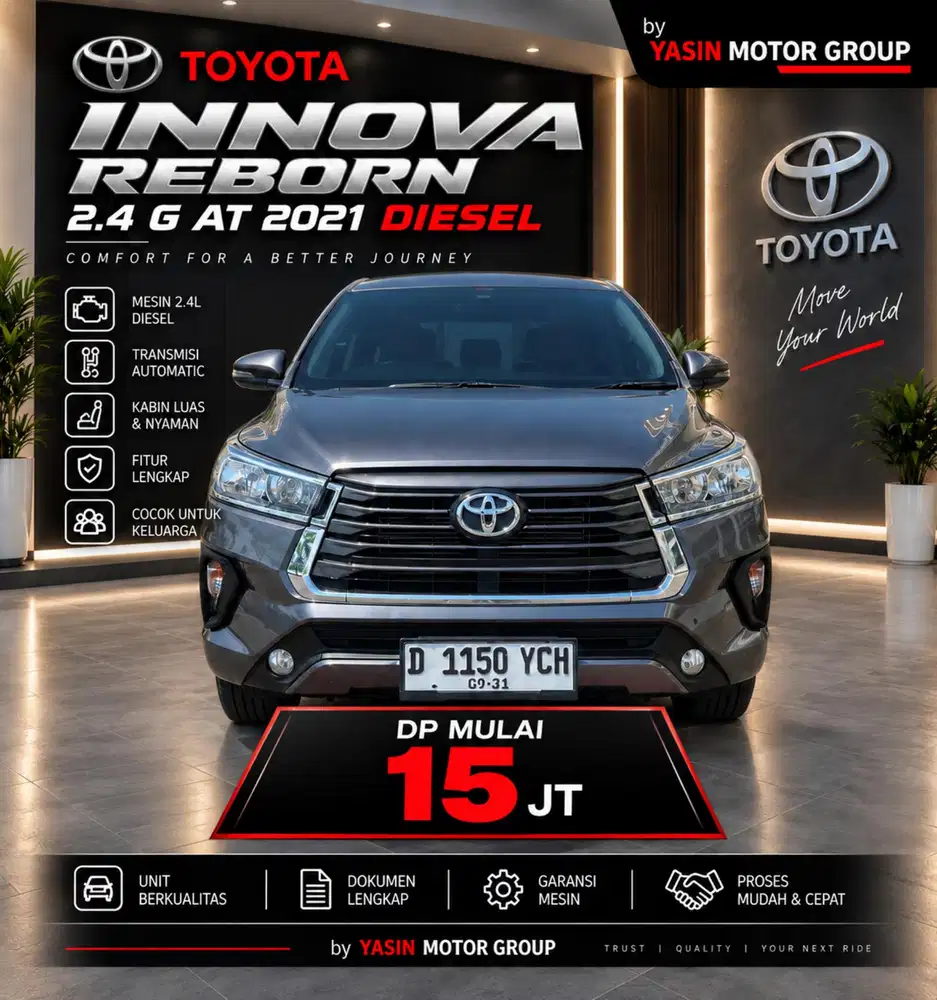 Innova Reborn G AT 2021 Diesel DP 15
