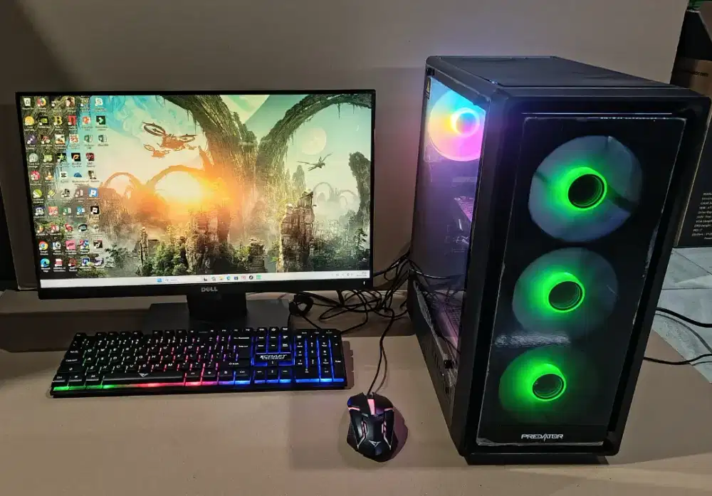 PC CORE i3 GEN 10TH RAM 16GB SSD 256GB HDD 1TB VGA GTX 1050 SIAP PAKAI
