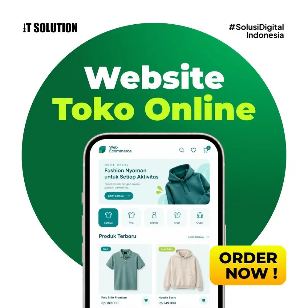 Jasa Pembuatan Website Toko Online Profesional