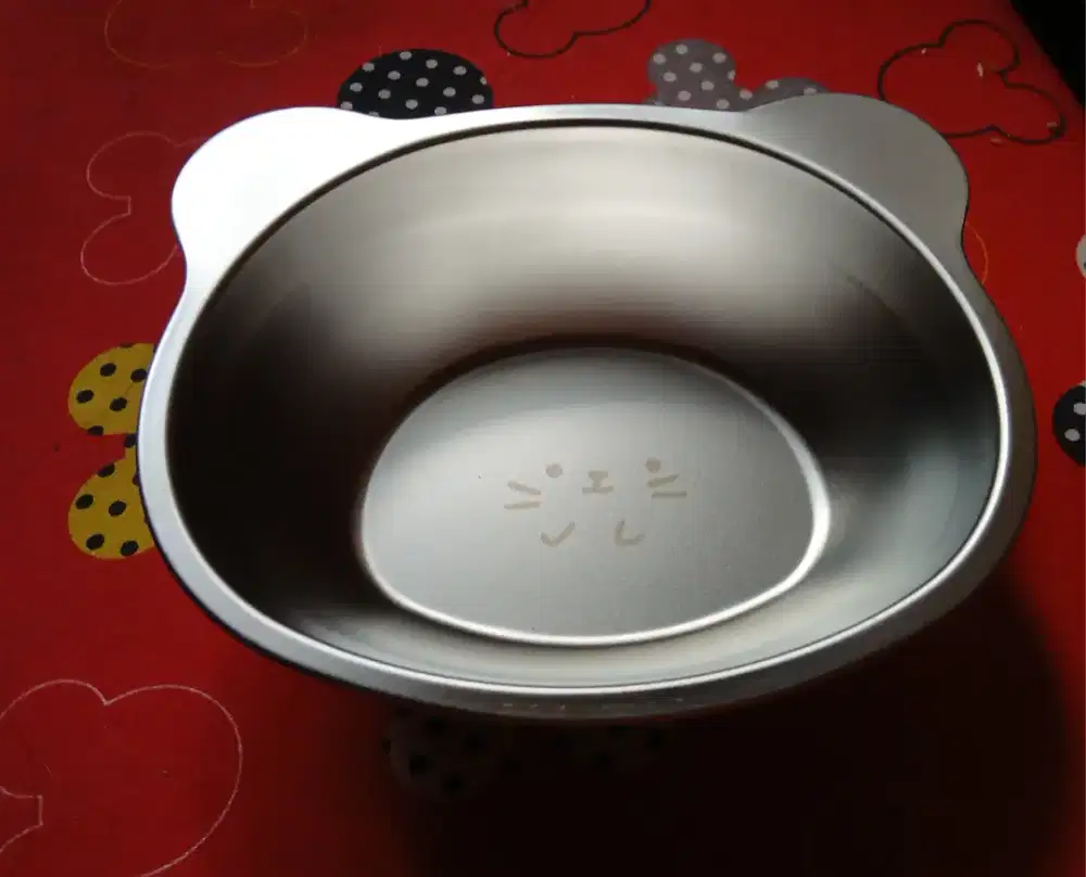 Mangkuk tempat makan kucing dan anjing bahan stainless stell