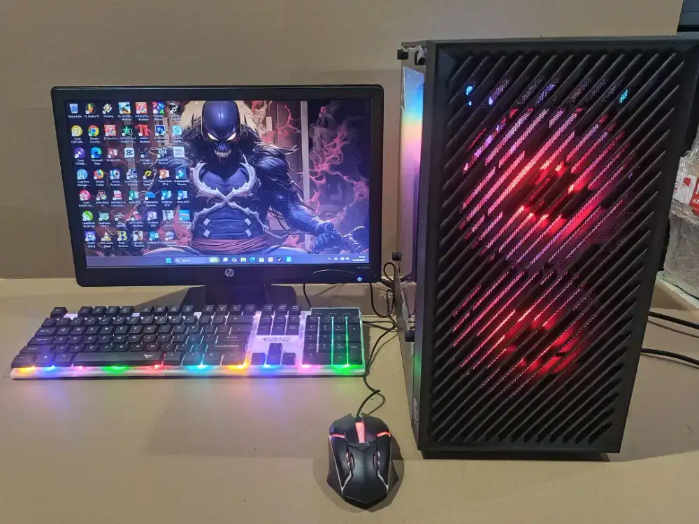 PC AMD A10-7850K RAM 8GB SSD 128GB HDD 500GB SIAP PAKAI