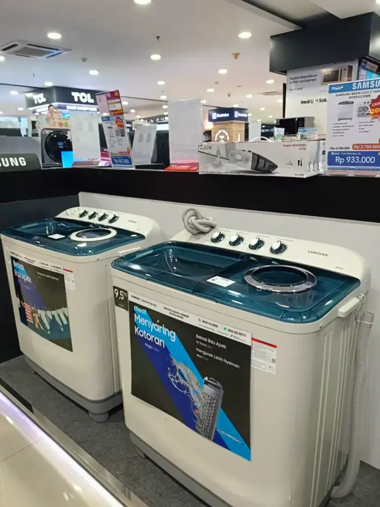 CICILAN MESIN CUCI SAMSUNG GRATIS 2X CICILAN