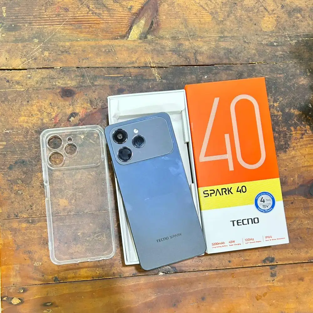 Tecno Spark 40 Ram 8/256 Garansi Onn Panjang