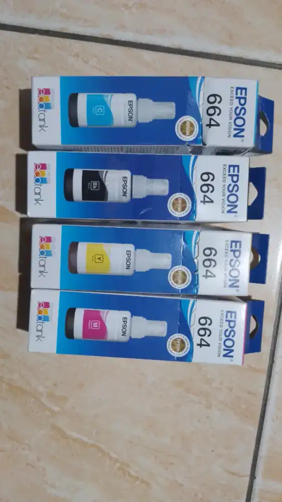 Jual printer hp d1010 dan tinta epson ori.masih segel