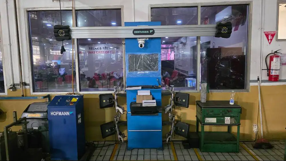 Spooring 3D Hofmann Geoliner 630 & Scissor Lift (Kondisi Prima)