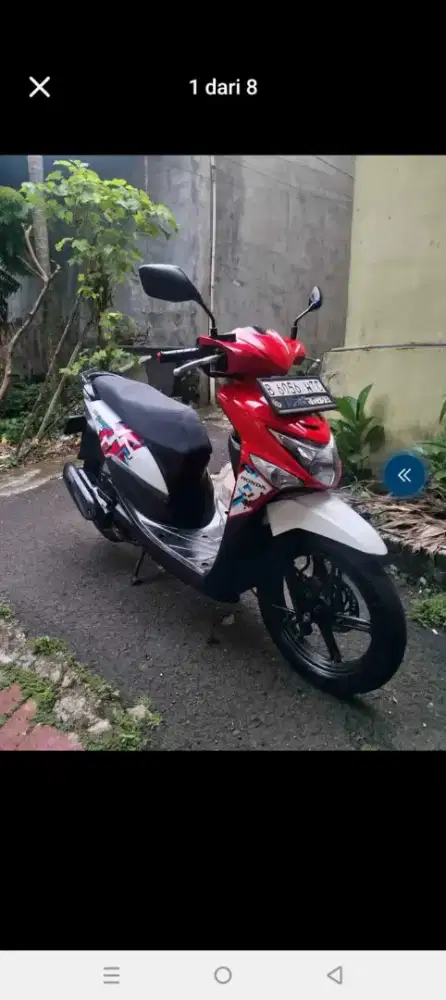 Honda Beat pop type tertinggi idling stop/ CBS ISS