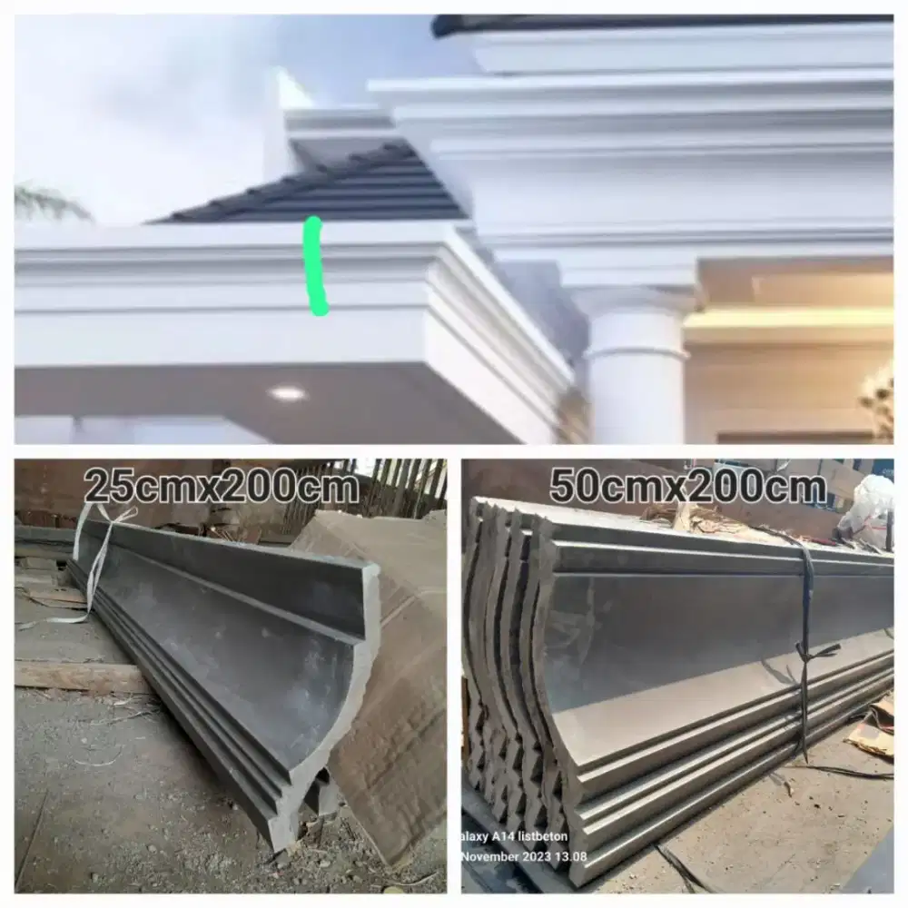 Lisplang beton profil instan