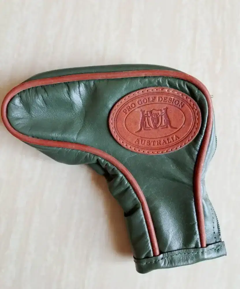 Vintage Kangaroo Leather Putter Pack Golf Made in Australia