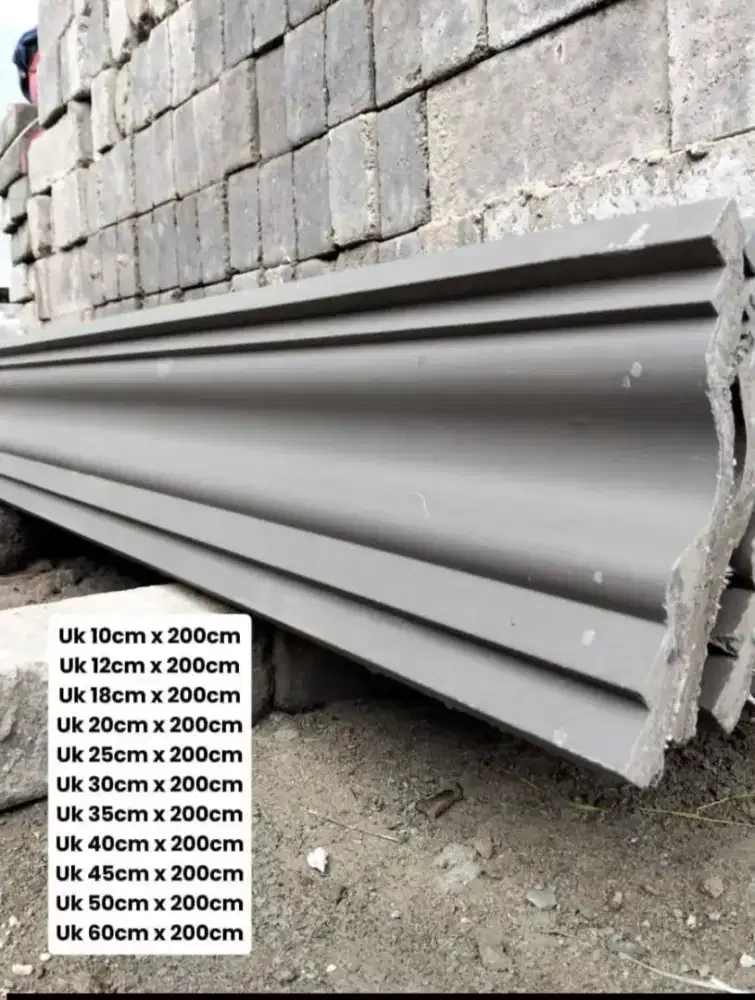 Lisplang beton profil instan