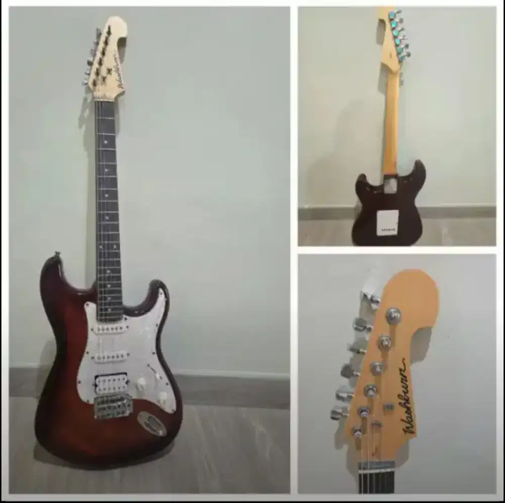 Jual murah gitar listrik WASHBURN SONAMASTER DELUXE,2.150.000 bs nego