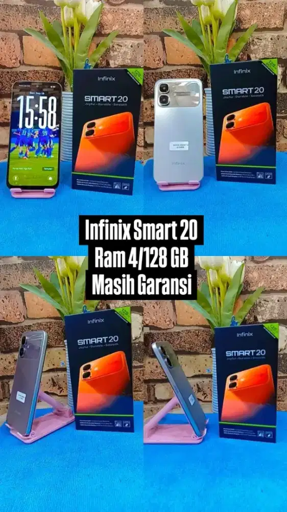 Infinix Smart 20 4/128 GB Baru 1 Bulan Pakai
