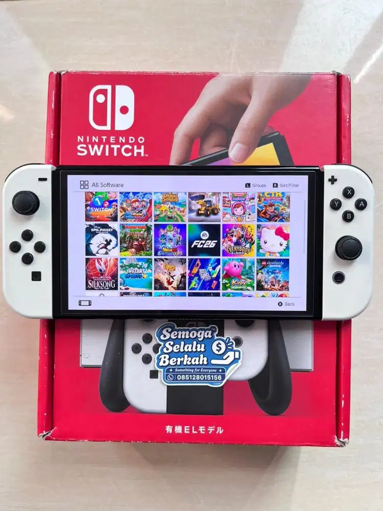 Nintendo Switch Oled 256GB Fullset Fullgame