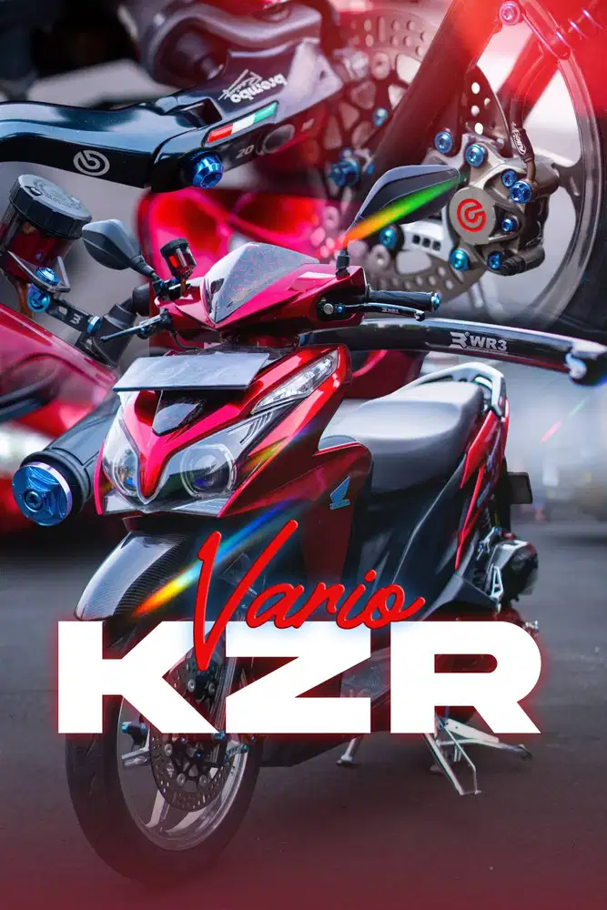 Vario KZR full modifikasi