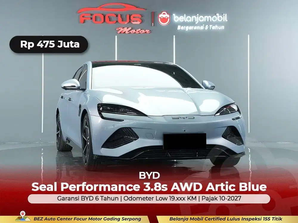 [ GARANSI 5TH AWD LOW KM ] BYD Seal Performance 3.8s 2023/2024/2025