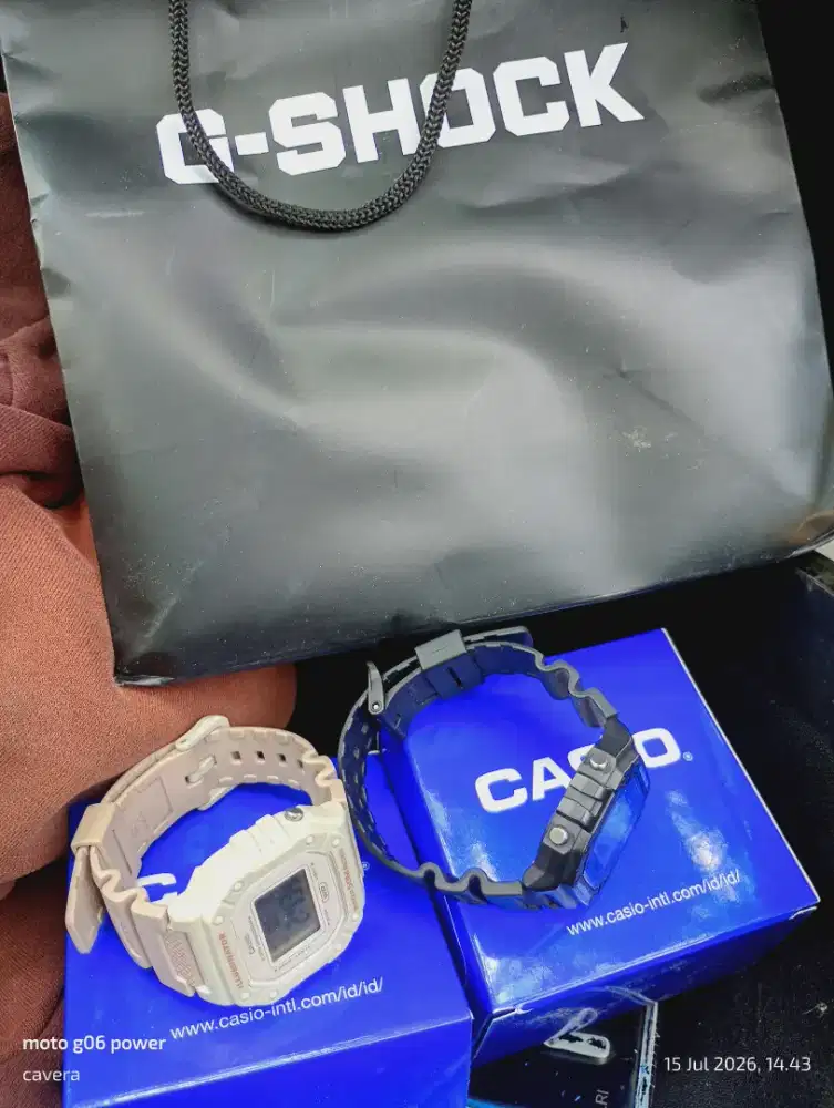 Casio wr 218 dua buah