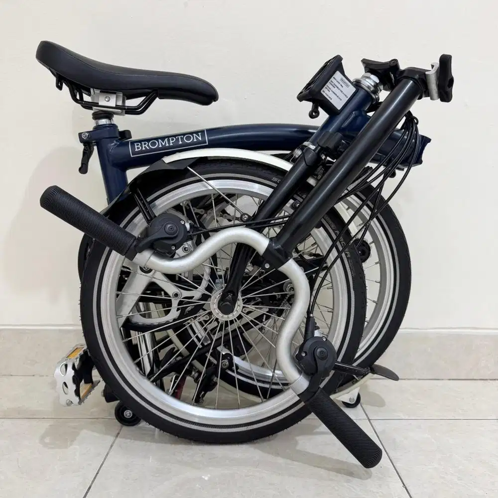 BROMPTON M6L TEMPEST BLUE BLACK 2020 - ISTIMEWA