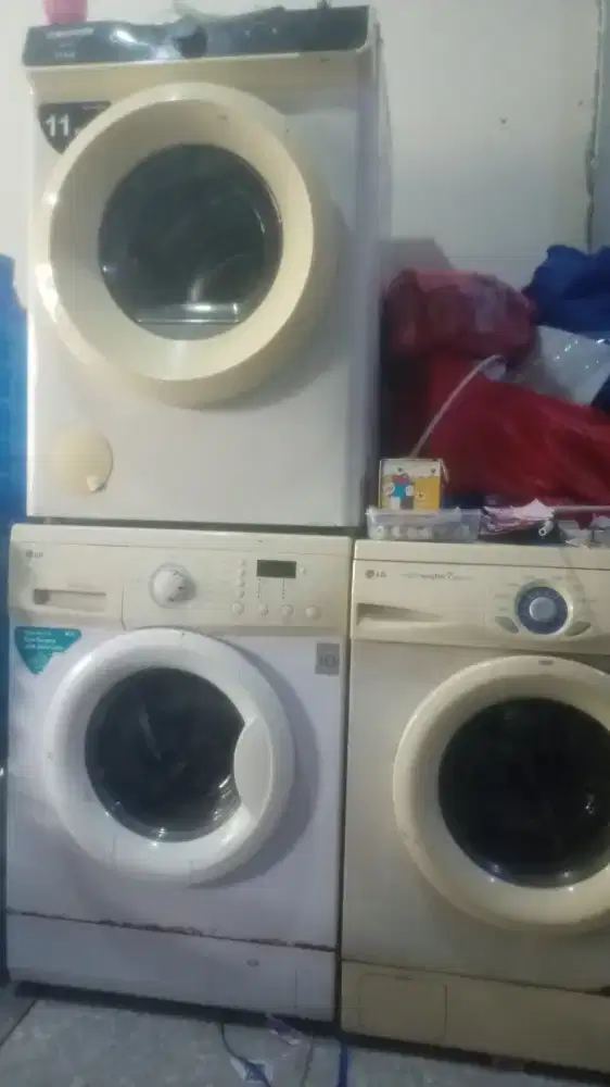 Jual mesin londry borongan (2mesin cuci dan 3 mesin pengering)