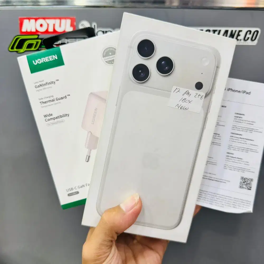 iphone 17 promax 256 ibox free adapter new garansi 1 tahun