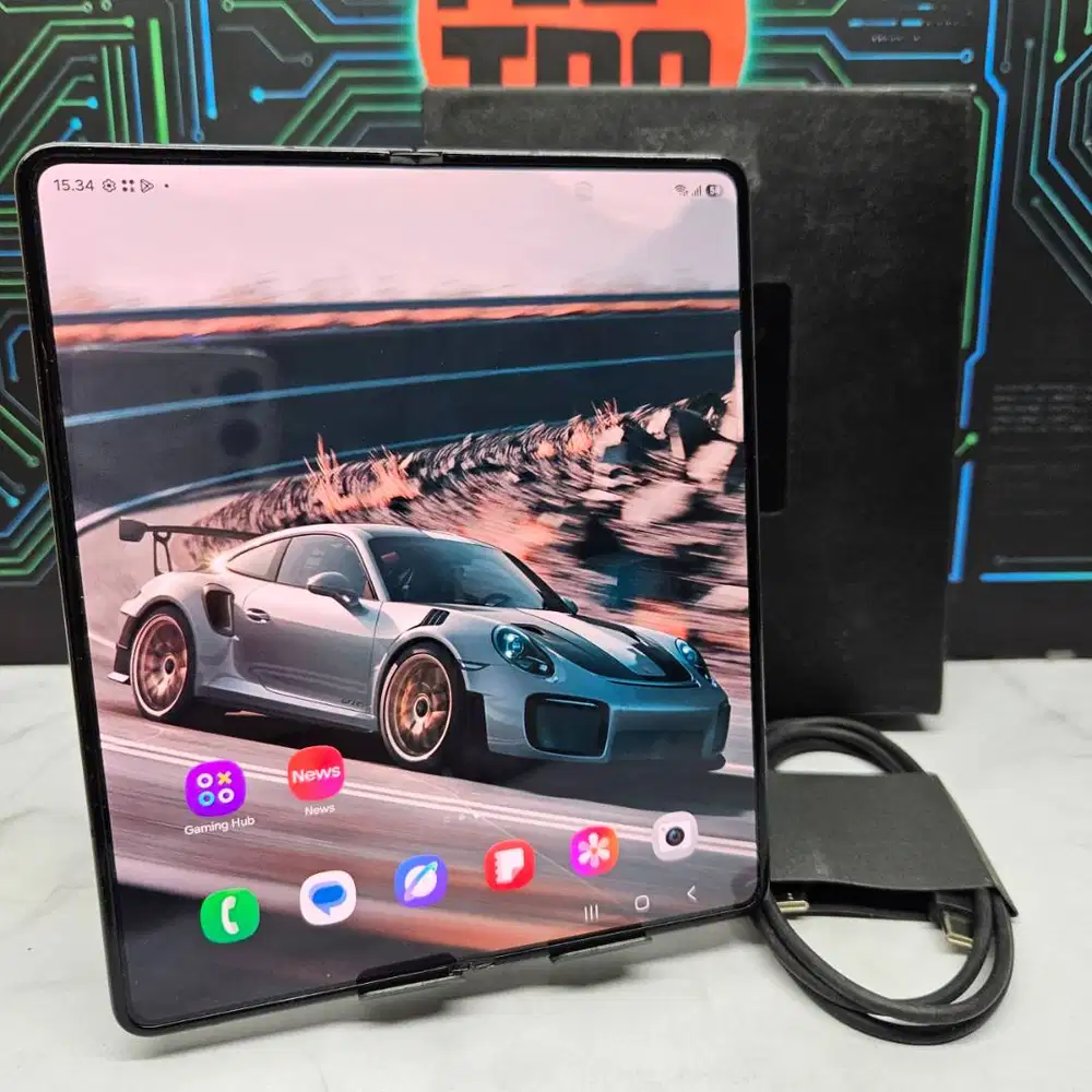 Samsung Galaxy Z Fold 5 12/512GB Black Resmi No Minus Fullset