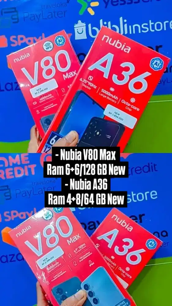 Nubia 80 Max & Nubia A36 New