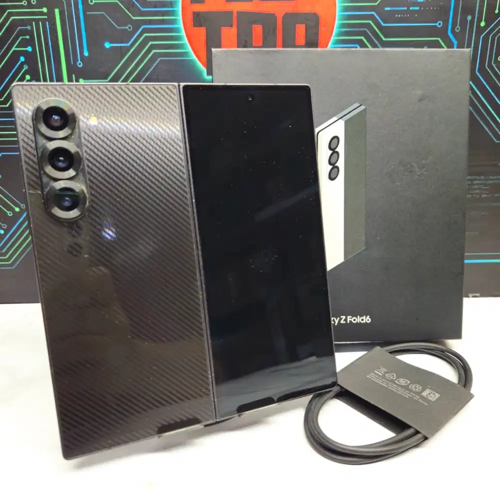 Samsung Galaxy Z Fold 6 12/256GB Exclusive Color Black Resmi Fullset