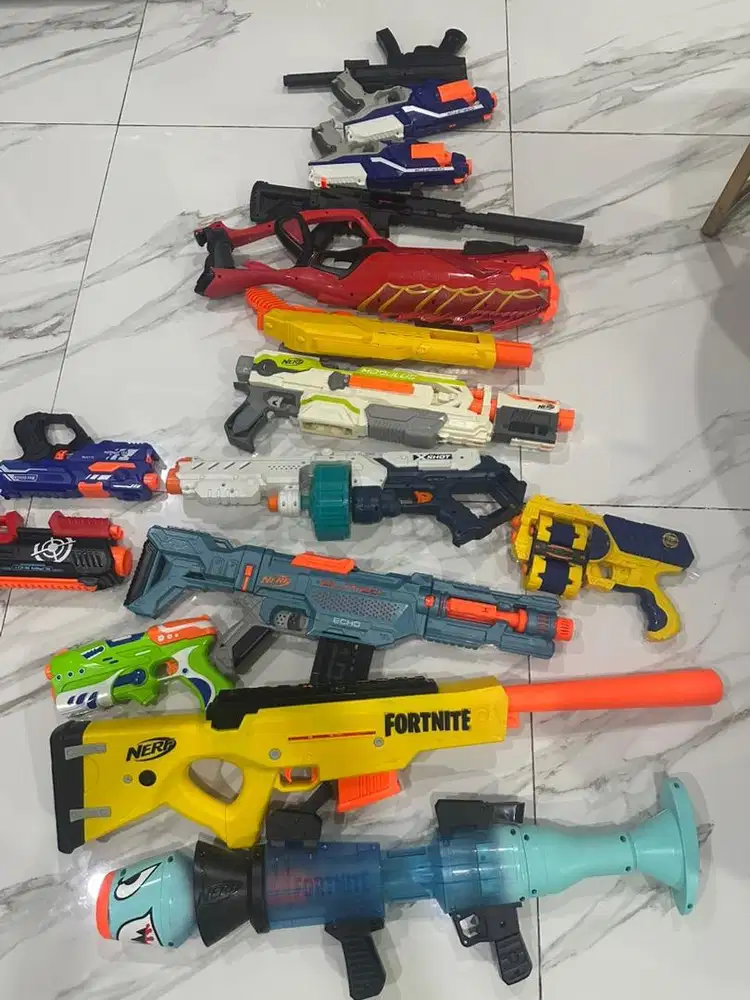 Mainan anak tembakan nerf